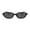 Black, variant on Oval Sports Sunglasses Shatterproof Uv400 Lens Sun Glasses Fashion Small Outdoor Eyewear For Cycling Driving(Black-14.3Cm)