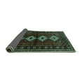 thumbnail image 2 of Ahgly Company Indoor Square Persian Turquoise Blue Traditional Area Rugs, 5' Square, 2 of 4