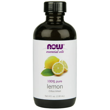 NOW Essential Oils, Lemon Oil, Cheerful Aromatherapy Scent, Cold Pressed, 100% Pure, Vegan, (Best Lemon Essential Oil)