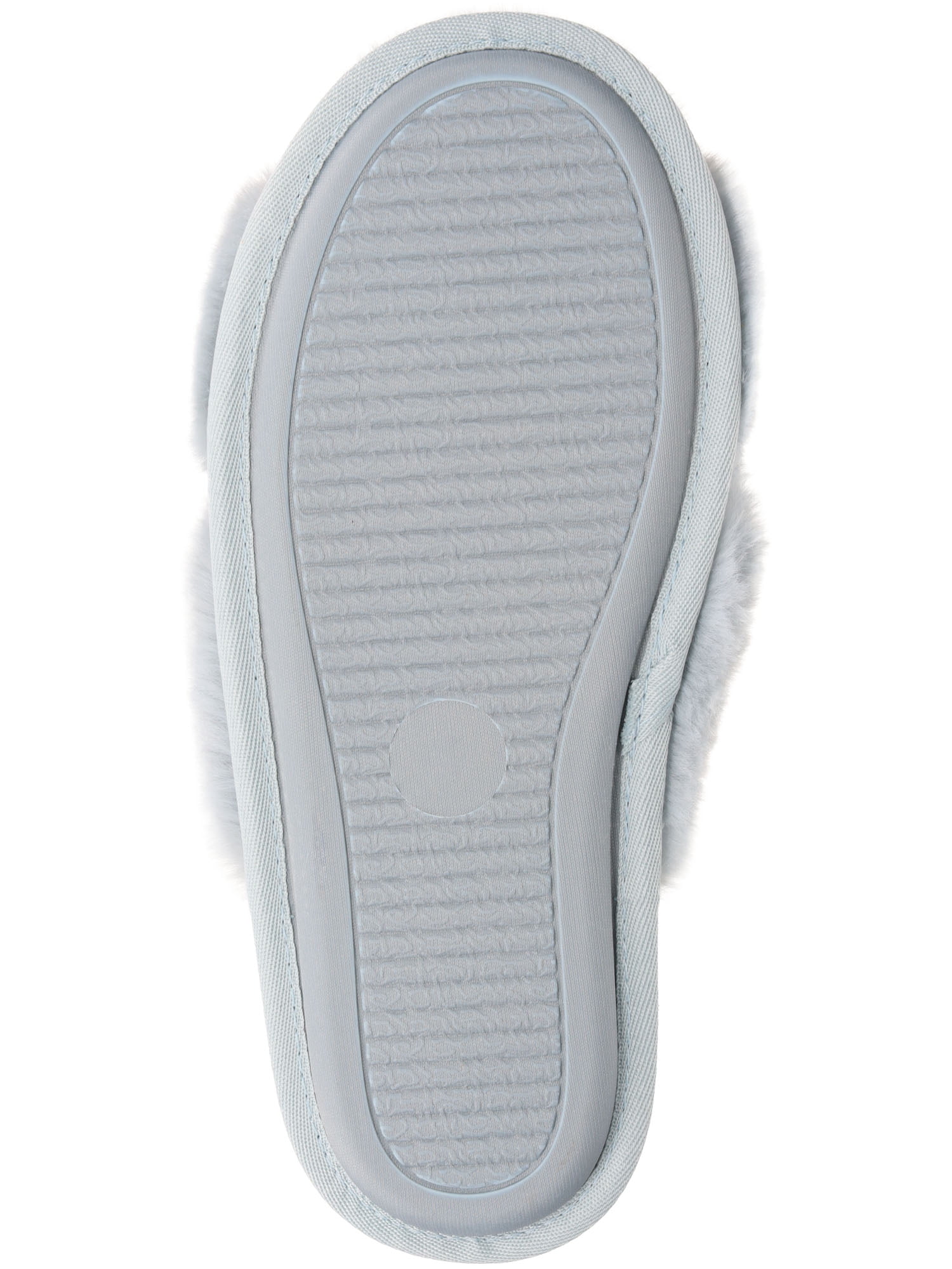 Joyspun Women's Faux Fur X-Band Slippers