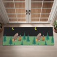 thumbnail image 2 of Green Bigfoot and Campfire Pattern Door Rugs,Washable Non Slip Door Mats Indoor,Decorative Door Mats,Entry Mat Indoor for Entrance,Bedroom,Kitchen,Bathroom,16"x47", 2 of 6