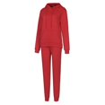 thumbnail image 4 of Women Solid Color Sets Pullover Lounge Wear Suit Sport Set Long Sleeve Tops+Pant, 4 of 7