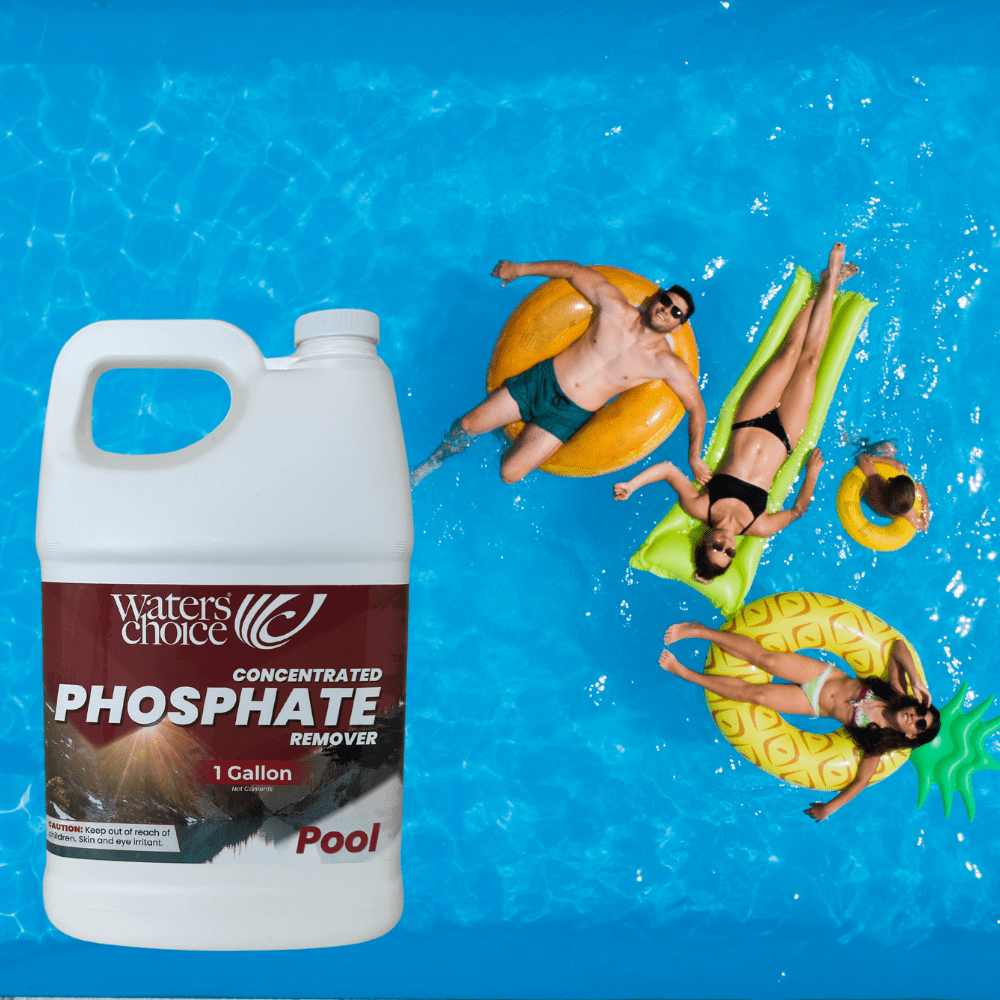 Waters Choice Pool Phosphate Remover 1 Gallon - Fast-Acting, Concentrated Formula