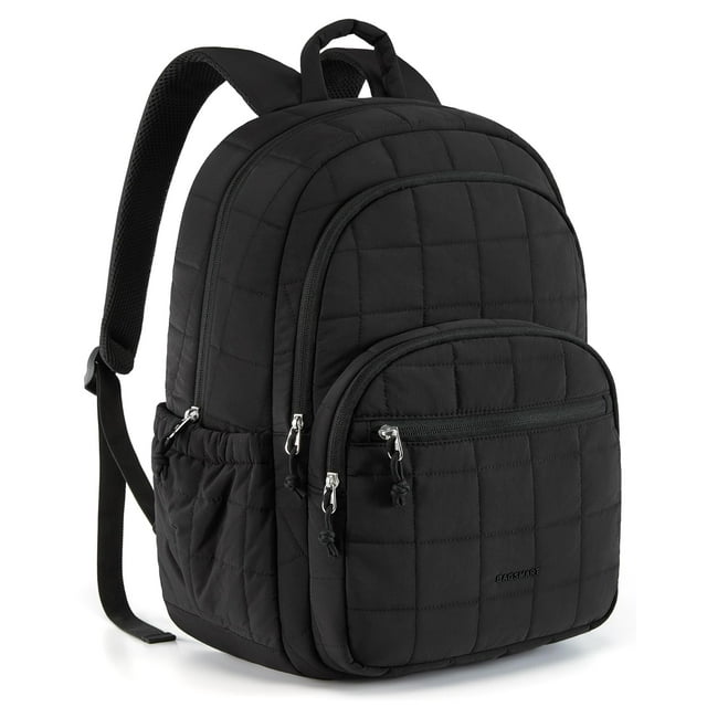 Mochila BAGSMART College Laptop 15.6 pulgadas resistente al agua negra