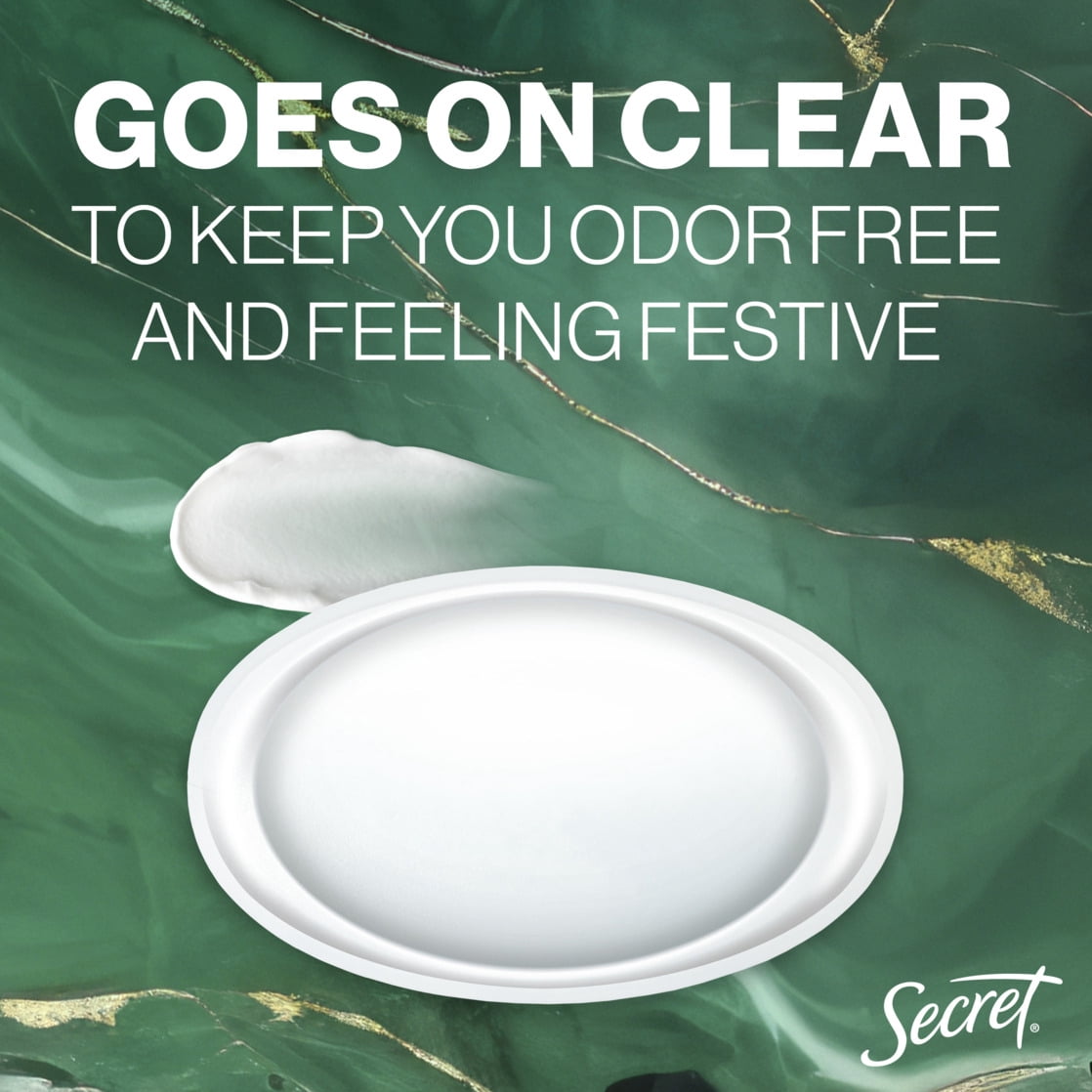 Secret Fresh Invisible Solid Antiperspirant and Deodorant For Women, Fireside Fir, 2.6 oz