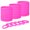 Hot Pink, variant on Muka 24 PCS Silicone Wristbands for Adults, Blue Friendship Bracelets