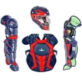 thumbnail image 5 of All Star Youth System7 Axis Catchers Kit Navy | Scarlet, 5 of 5