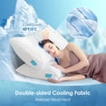thumbnail image 2 of Set de 2 almohadas king size refrescantes SUPA MODERN de gel firme, 2 of 9