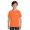 Orange, variant on Ruyang Polo Shirts for Boys Girls Solid Soccer Print Baggy Casual Short Sleeve Summer Lightweight Outdoor Athletic Blouse T Shirts