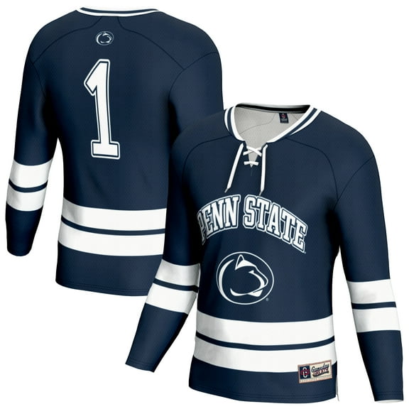 Unisex GameDay Greats Navy Penn State Nittany Lions Lightweight Men's Hockey Team Fashion Jersey