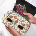 thumbnail image 6 of Kdxio Mushrooms for Double Compartment Pen Case Oxford Organizer with Zipper Pockets for Students Artists, 6 of 7