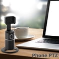 thumbnail image 1 of Gimbal de video en vivo con soporte para teléfono con trípode de seguimiento facial de rotación 360 (negro), 1 of 8