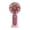 Pink, variant on Mini USB Rechargeable Handheld Fan with Base, Portable Small Fan for and Outdoor Use, Lightweight Electric Fan with Desktop Stand, Adjustable Speed for Personal Cooling, Easter Gifts, 6*2in, Purple