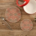 thumbnail image 2 of SKYSONIC Tribal Ethnic Graphics Pot Holders Trivets, 2 Pcs Heat Resistant Trivets,Traditional Art Cotton Thread Weave Mats for Hot Pads Pans Pot Bowl Teapot for Kitchen Decor, 2 of 7