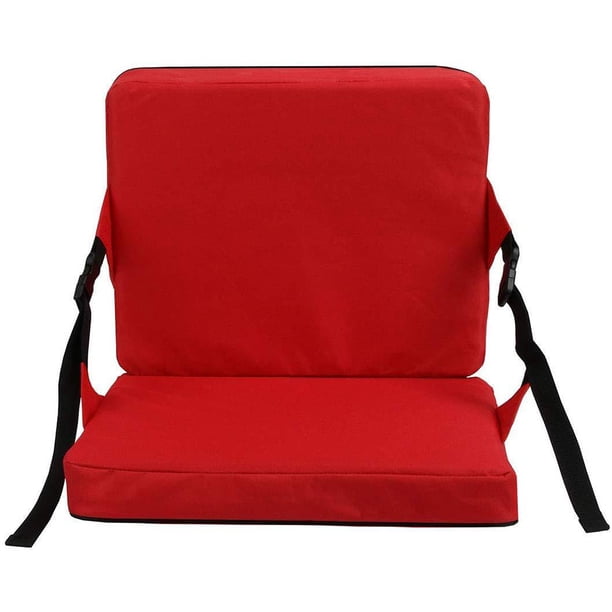 Eigraketly Cojín plegable con soporte para la espalda, herramientas para acampar al aire libre en interiores, asiento de canoa multicolor, Kayak, pesca, carpas Rojo Eigraketly OD027491-01