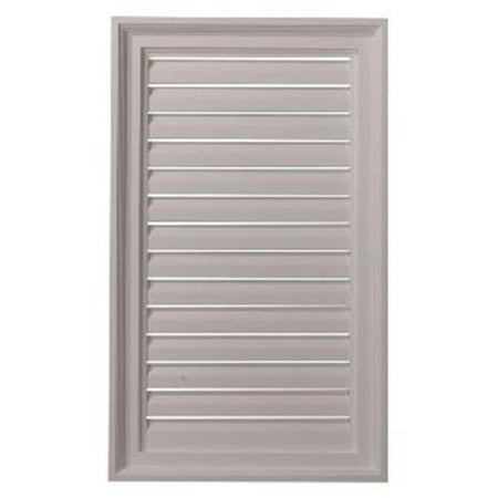 

Eken A Millwork 18 in. W x 30 in. Architectural Vertical Gable Vent Louver Function Al