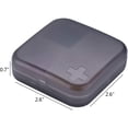 thumbnail image 5 of Pill Organizer - Portable Pill Box Small Pill Container for Purse or Pocket, Excellent Pill Storage Case (Gray, 4 Compartment), 5 of 5