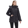 thumbnail image 4 of Wantdo Women's Recycled Puffy Coat Winter Padded Jacket Waterproof Winter Snow Puffer Coat Dark Gray XL, 4 of 11