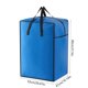 thumbnail image 3 of Bolsa organizadora de gran capacidad para colchas | Tela no tejida, plástico, azul | Plegable para guardar ropa de cama y mantas | Asa reforzada, cremallera bidireccional, varios tamaños (L/M/S), 3 of 6