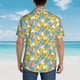 thumbnail image 4 of Fotbe Colorful Rubber Duck 1 Camisa Hawaiana para Hombre Unisex – Camisa Casual de Verano con Botones de Manga Corta de Algodón y Lino,Small, 4 of 7