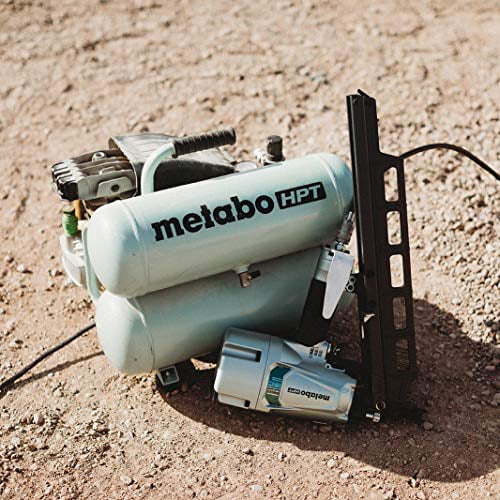 Metabo EC99SM 4 gal 2 HP Portable Twin Stack Air Compressor