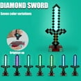 thumbnail image 3 of Minecraft sword night light decoration colour changer sword game peripheral gift model table lamp gift for children, 3 of 10