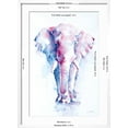 thumbnail image 5 of Art.com An Elephant Never Forgets Art Print by Aimee Del Valle, White Frame Wall Art, 21" x 29", 5 of 5