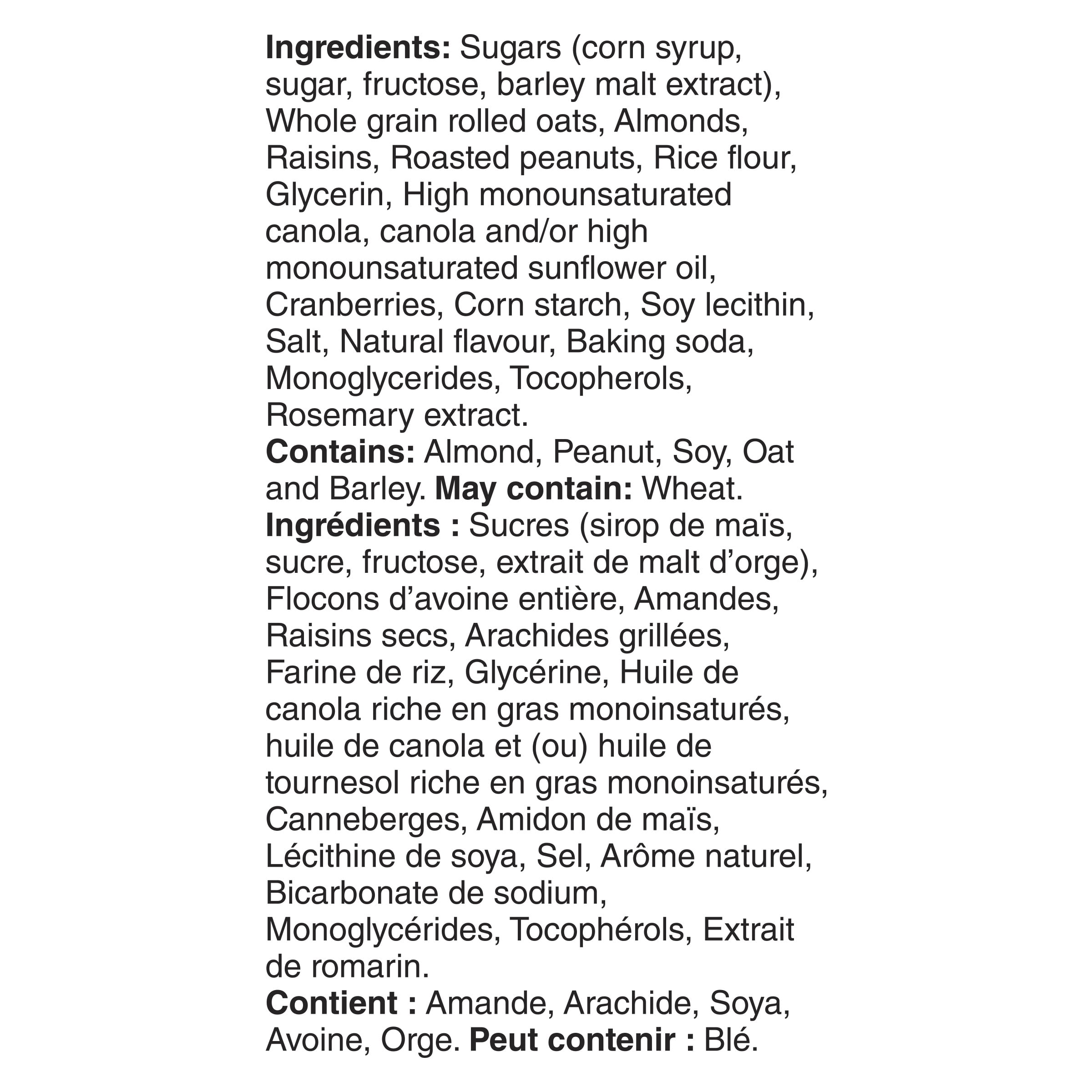 Barres Val Nature Mélange du randonneur Fruits et noix Midsize 15 barres x 35 g, 525 g