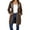 Coffee, variant on Women's Oversized Zip Up Hooded Sweatshirt, Soft Light Long Sleeve Casual Jacket With Side Pockets, Autumn Daily Fashion Outerwear,Orange S