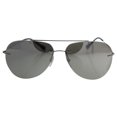 thumbnail image 1 of Prada Men's Mirrored PS50PS-1BC2B0-63 Silver Aviator Sunglasses, 1 of 3
