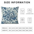 thumbnail image 5 of GOSMITH Chinoiserie Throw Pillow Covers Blue and White Porcelain Floral Decorative Pillow Cases Cushion Covers for Sofa Couch Car Bedroom Home Decor, 5 of 5