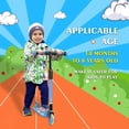 thumbnail image 4 of HOVERSTAR Trottinette pour Enfants, Roues et Pédale Lumineuses à LED, 3 Hauteurs Réglables (27, 29, 31 Pouces) Convient à Plus d'Âges d'Enfants, 4 of 6