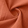 thumbnail image 6 of VBVC Women's Cotton Linen Look Blouse,V-Neck 3/4 Sleeve Shirt For Women,Ladies Summer Work Office Tops with Pocket,Orange,S-3XL, 6 of 7