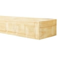 thumbnail image 5 of Country Living Bodie 60 inch Hand-Hewn Fireplace Mantel Shelf - Matte Clear, 5 of 7