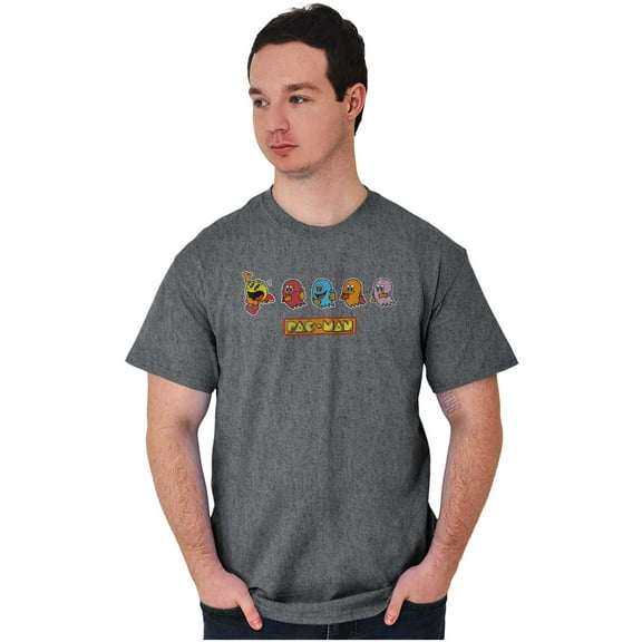 Original PACMAN Vintage Arcade Game Men's Graphic T Shirt Tees Brisco Brands M