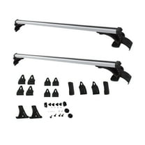 SEBLAFF Roof Rack Cross Bar 48" Car Top Luggage Cargo Carrier w/ 3 Kinds Clamp