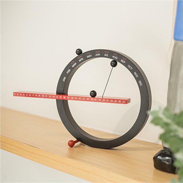 Maoww Perpetual Calendar Novelty Wall Calendar Ornaments White