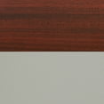 thumbnail image 3 of 42" Square Breakroom Table- Mahogany Top- Black Base & 4 Zeng Stack Chairs- Grey, 3 of 5