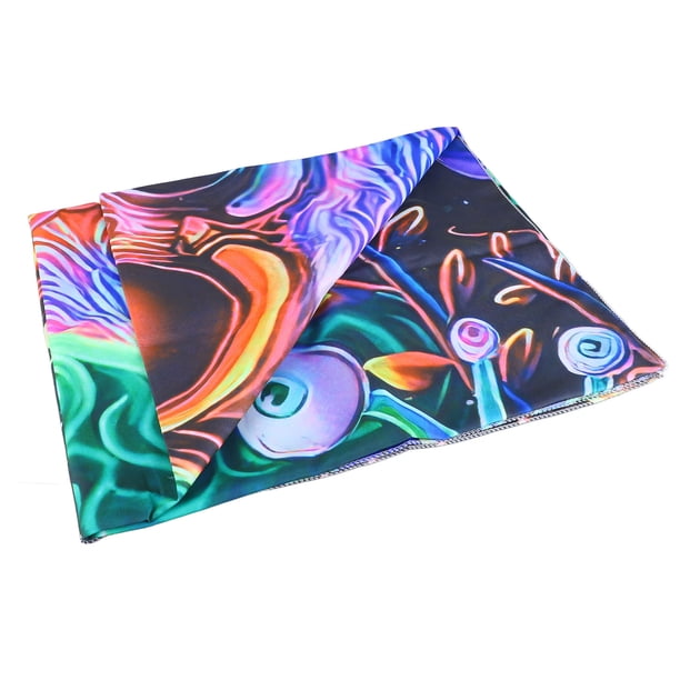 Accesorios De Tela De Tapiz De Calavera Reactiva UV Iluminando Su Decoración Con Telón De Fondo Fluorescente