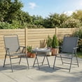 thumbnail image 2 of Outsunny Ensemble Bistro de Patio 3 Pcs, Ensemble de Chaises Pliantes d'Extérieur et Table, 2 of 10