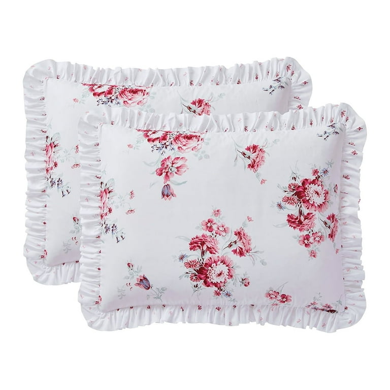 Simply Shabby Chic クッションカバー4枚セット Simply Shabby Chic Sunbleached Floral 4-Piece Washed