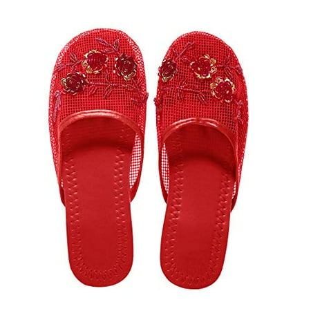 

Women s Mesh Slippers with Sequin Available in 15 Colors