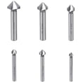 thumbnail image 3 of Brocas Para Avellanar, Paquete De 6, Avellanador De Metal, Avellanador De Madera, Cortador De Bisel Hss, Broca Avellanadora De 90 Grados, Herramienta De Biselado De Metales Para Bricolaje Y Cons, 3 of 5