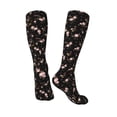 thumbnail image 4 of Haiem Flowers Socks, Funny Novelty Crazy Design Cotton Socks Sports Socks Knee High Socks For Men, Women,1Pairs - Gift For Working Friends, 4 of 9