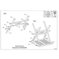 thumbnail image 4 of Vifah Table Bistro Pliante en Bois Naturel pour Extérieur, 4 of 5