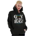 thumbnail image 3 of Gay by the Bay San Francisco Pride Unisex Plus Fleece Graphic Hoodie Brisco Brands 2X, 3 of 5