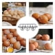 thumbnail image 2 of 6 Compartment Wire Egg Holder Tray Metal Egg Skelter Dispenser Rack Storage Display Rack (Black), 2 of 4