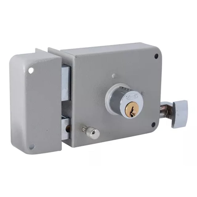 Cerradura Sobreponer Izquierda Gris Lock