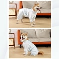 thumbnail image 4 of HQREA Cotton Dog Recovery Suit After Surgery Male Female Dog Spay Surgery Suit Onesie for Medium Large Breed, 4 of 6