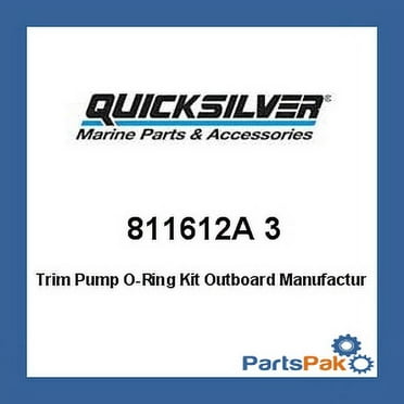 Mercury - Mercruiser 811612A 3 Mercury Quicksilver 811612A 3 Trim Pump O-Ring Kit Outboard-